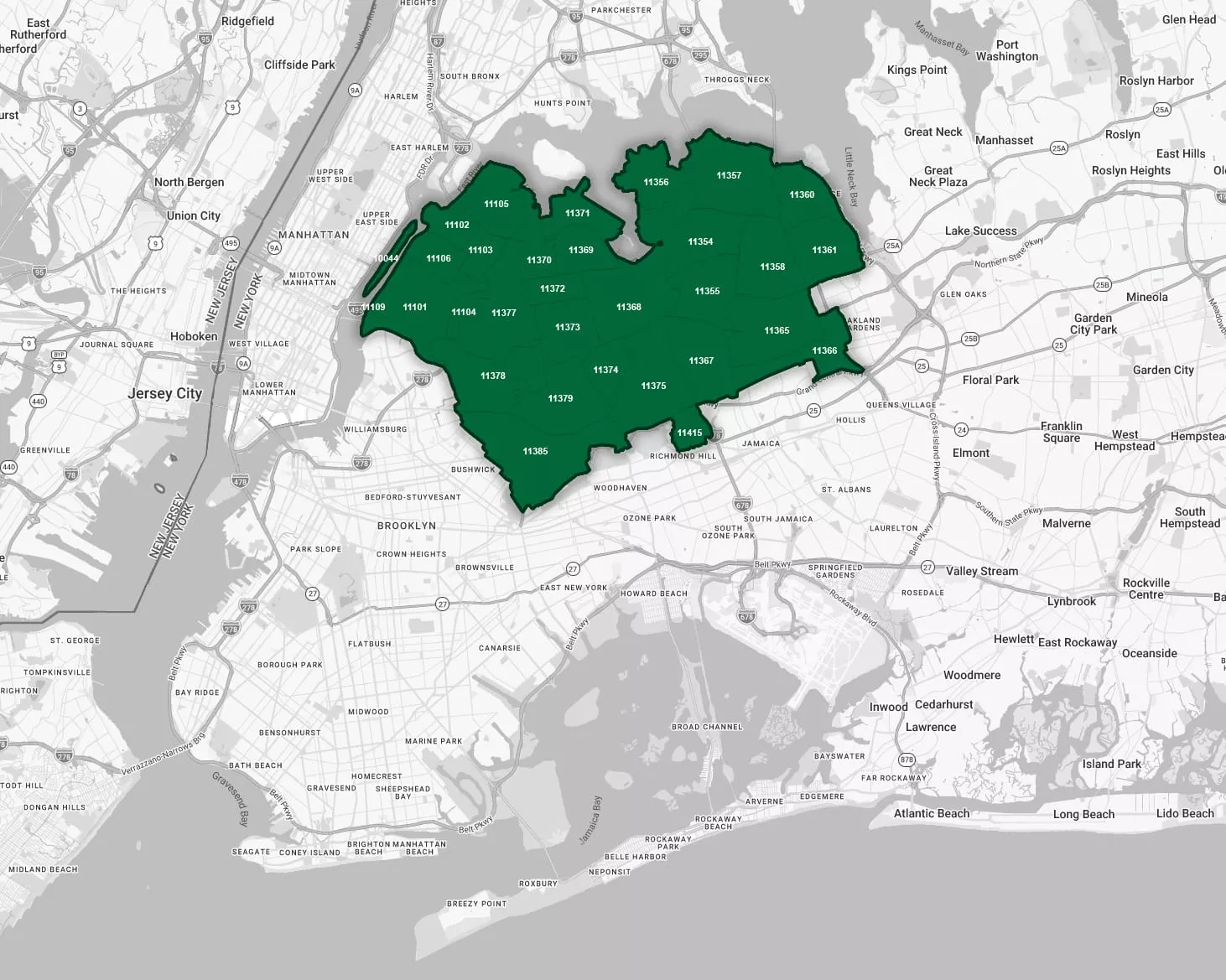 service area map